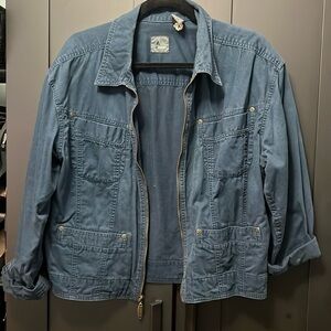 Lizwear(Claiborne) zipper Jacket. Blue. Size M.